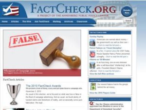 Site factCheck.org