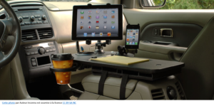 flex office in car